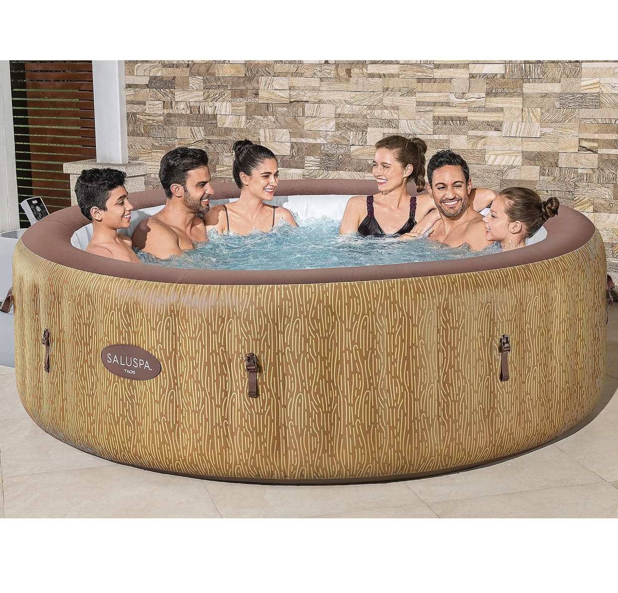 Soon to be sold out!!💝Last Day For Clearance,  Buy 1 Get 1 Free✨Taos by Bestway 5-7 Person EnergySense Inflatable Heated Hot Tub
