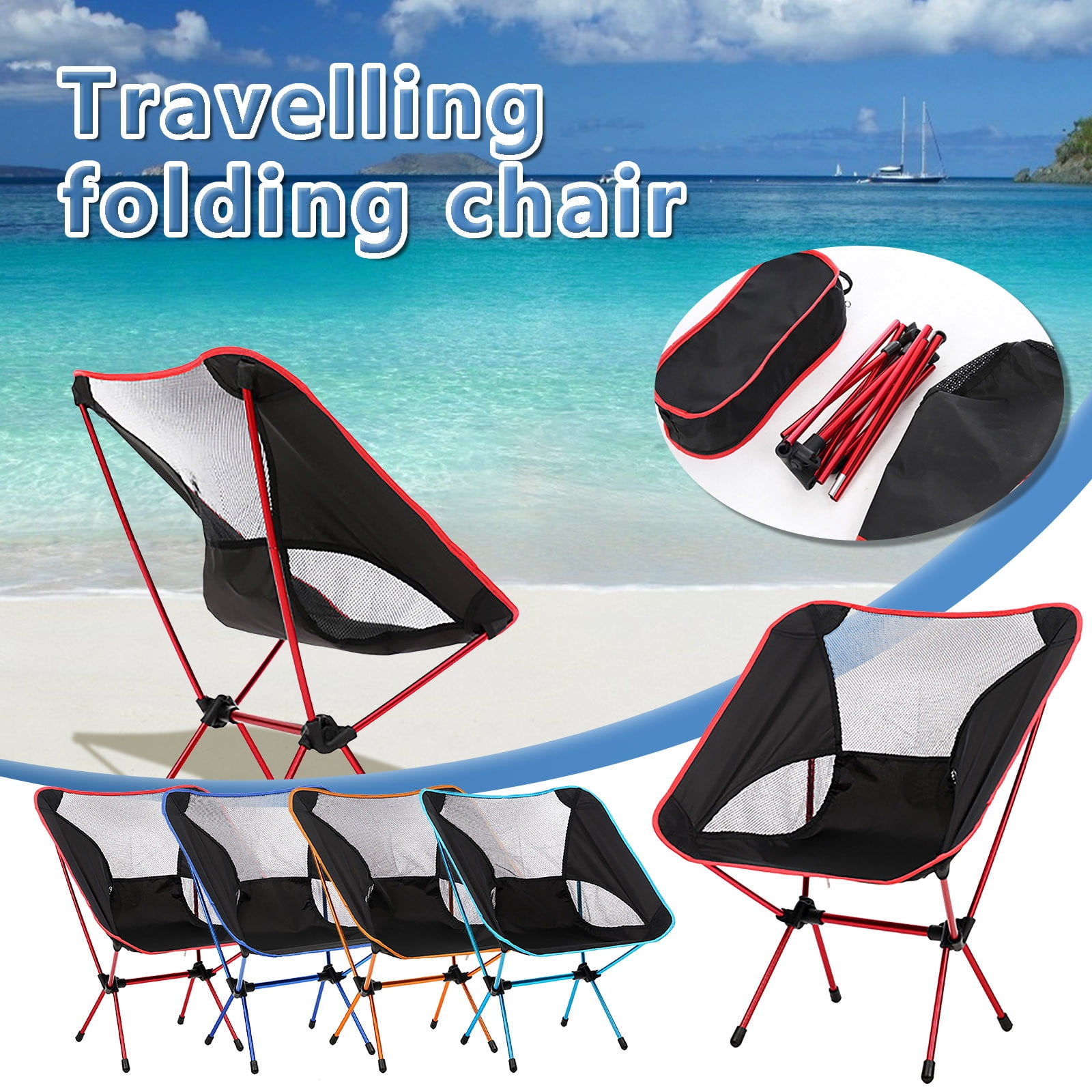 Soon to be sold out💝clearance-Buy 2 get 2 free,Buy 3 get 3 free💥GCI Outdoor Pack Away Portable Rocking Chair✅350-lb