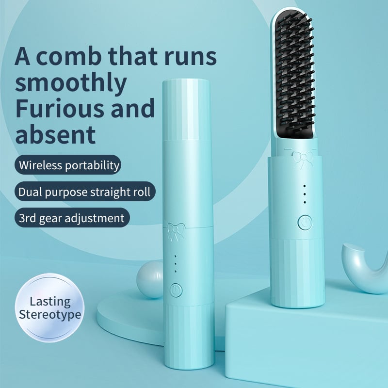🔥New Wireless Portable Hair Straightener Comb
