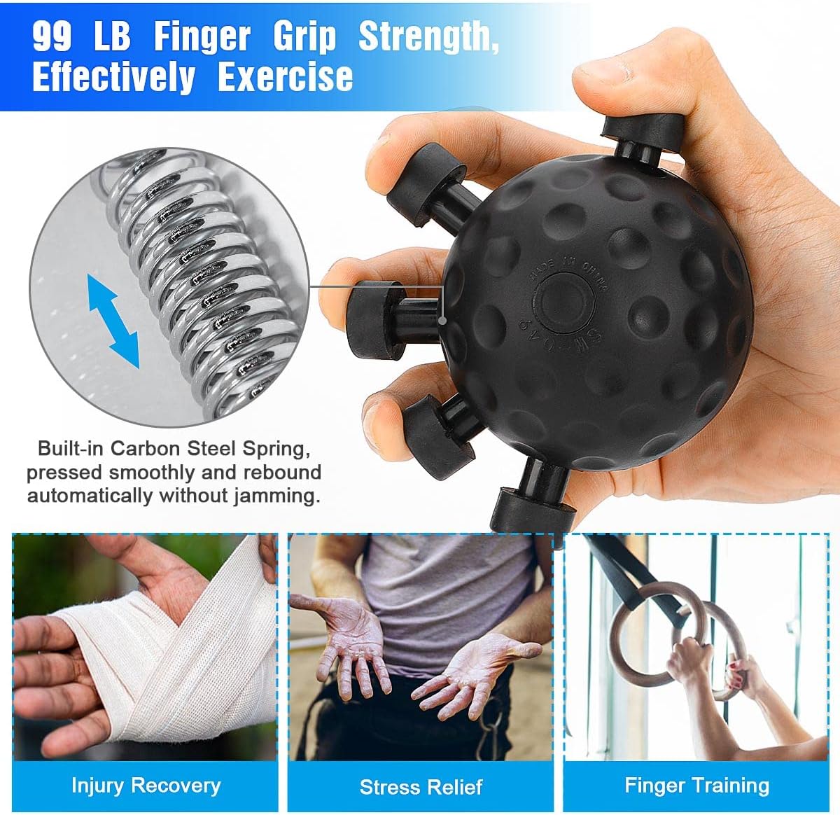 🔥Last Day 49% OFF - Finger Grip Strengthener