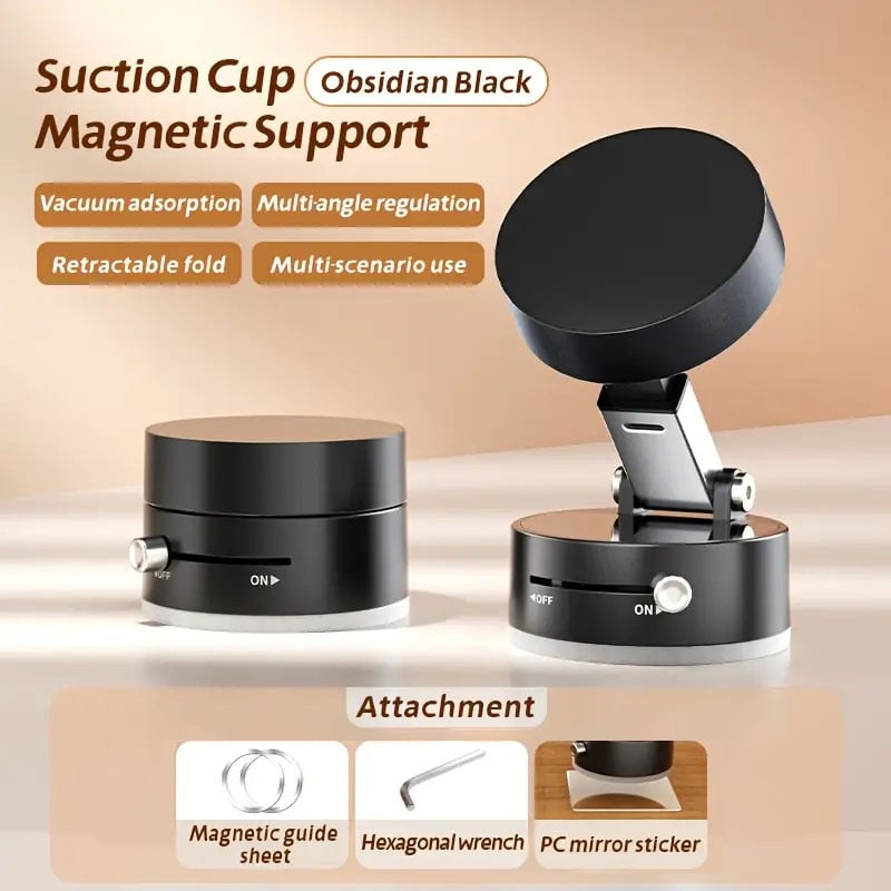 🔥Last Day 49% OFF - Multifunctional Foldable Retractable Vacuum Double-sided Magnetic Mobile Phone Holder