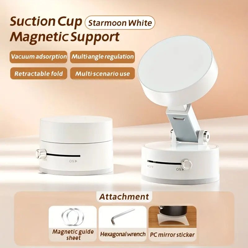 🔥Last Day 49% OFF - Multifunctional Foldable Retractable Vacuum Double-sided Magnetic Mobile Phone Holder