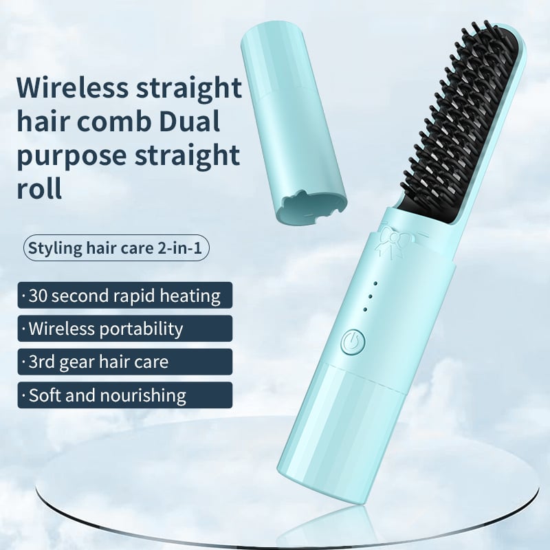 🔥New Wireless Portable Hair Straightener Comb