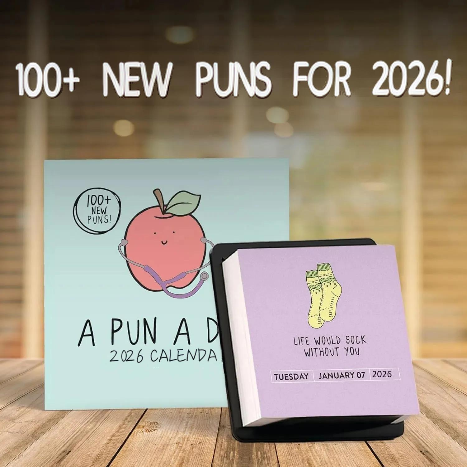 2026 A Pun A Day Desktop Calendar