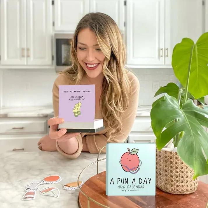 2026 A Pun A Day Desktop Calendar