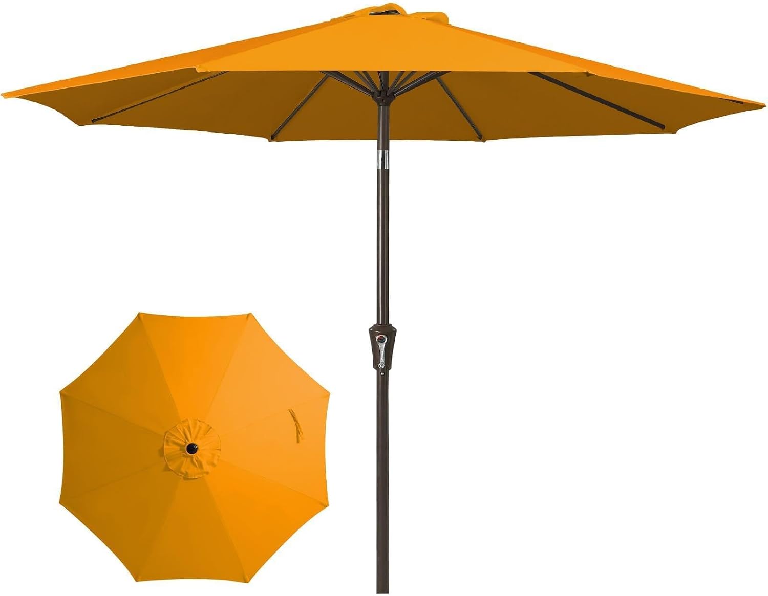 🎉Only Today Buy 1, Get 1 50% OFF💥 15 ft Rectangle Patio Umbrella with Solar Lights and Base Included