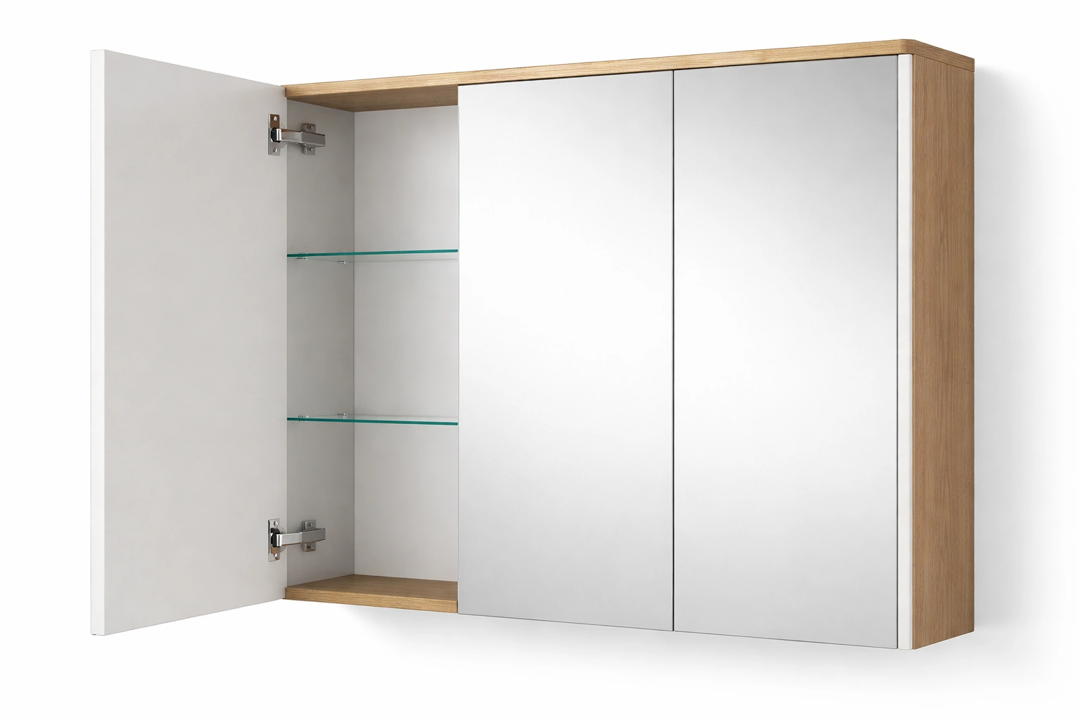 Armario moderno con compartimentos y puertas lisas-livunoa