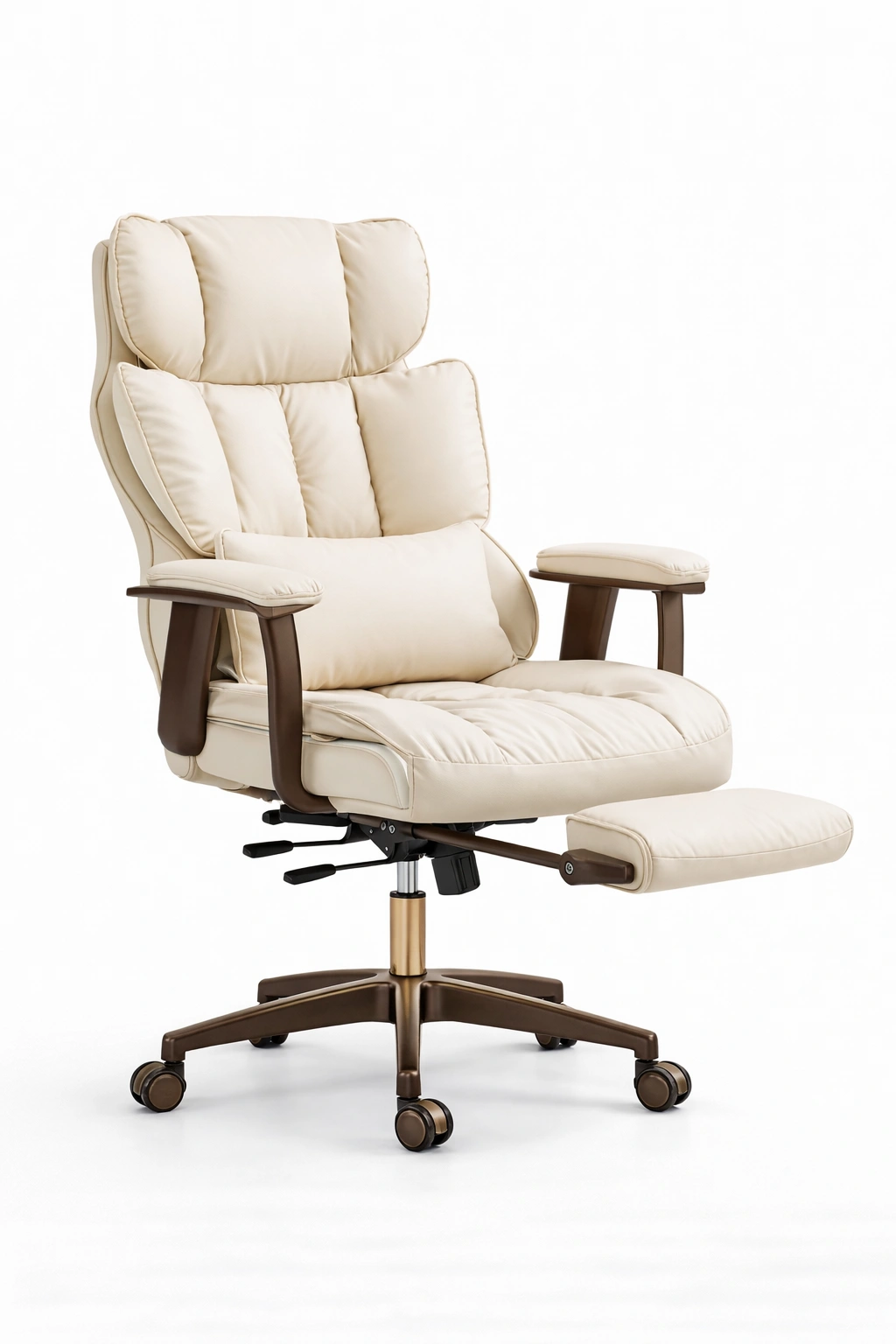 Sillon reclinable acolchado con reposapies-livunoa