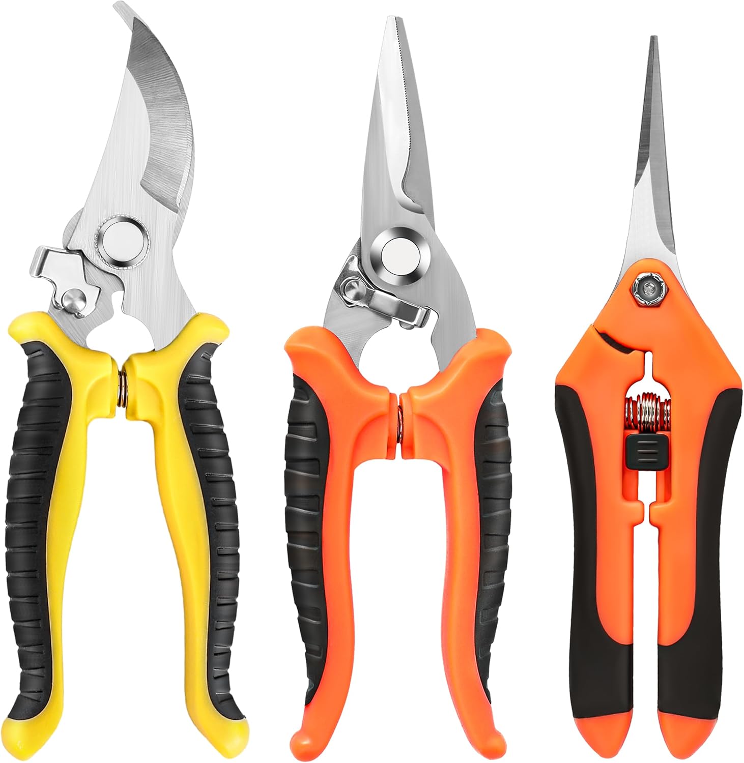 3 Pack Garden Pruning Shears