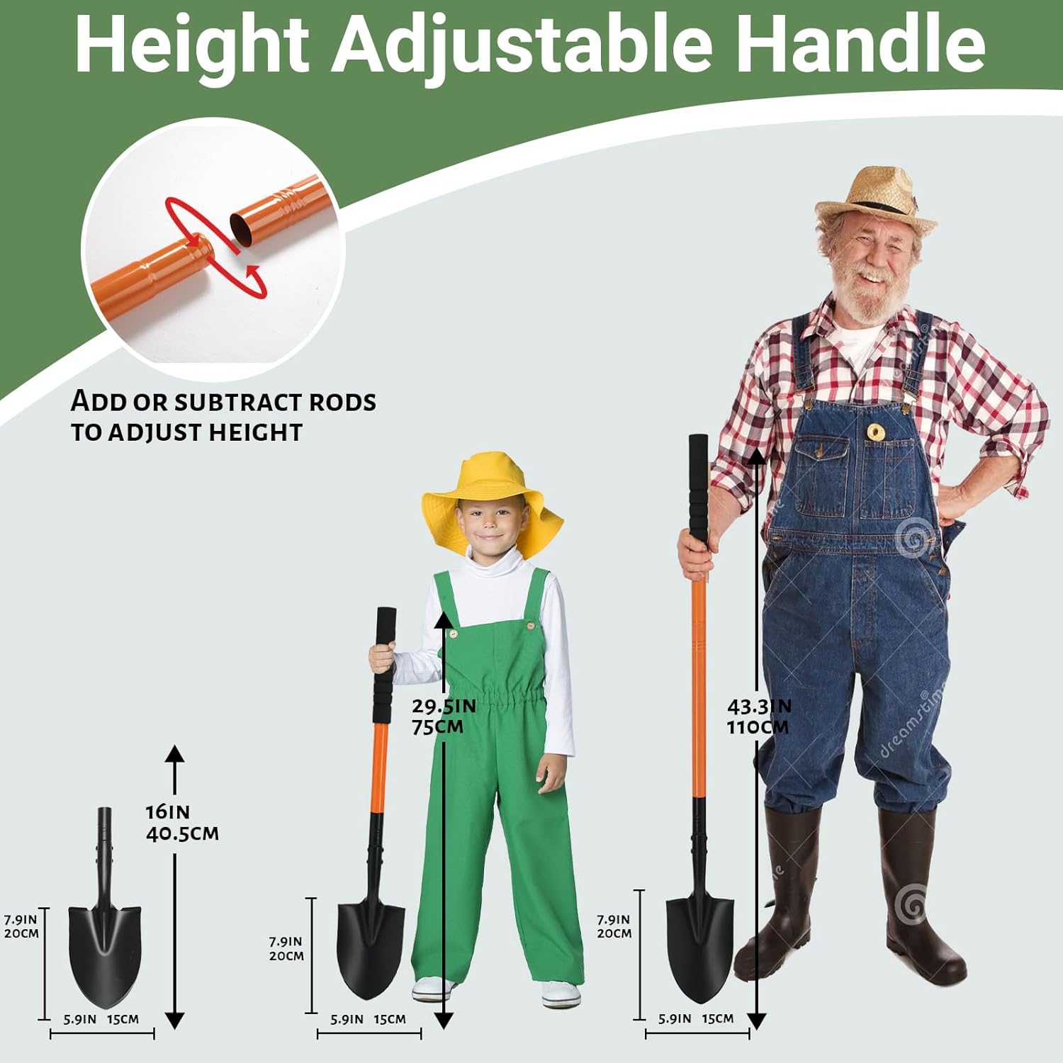 Small Round Point Digging Shovels