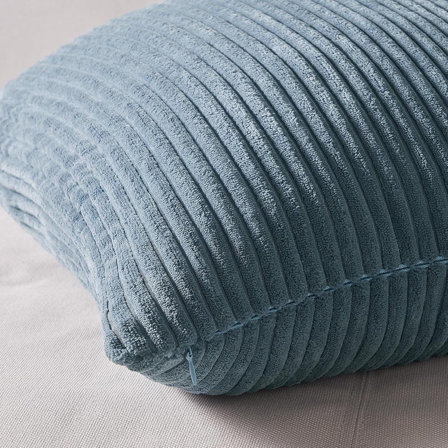 Decorative Throw Pillow Covers Dusty Blue Navy Series 18x18 Inch Set of 4