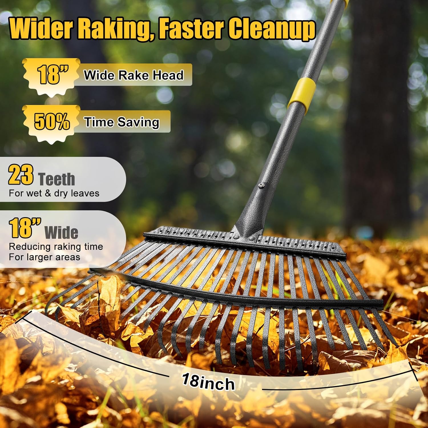 Garden Rake for Leaves