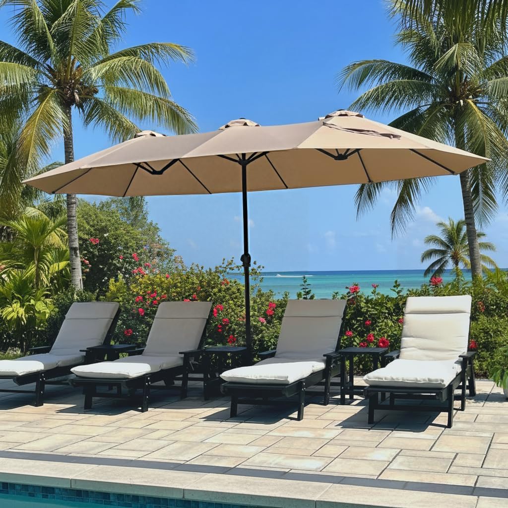 Large Patio Umbrellas with Base Included
