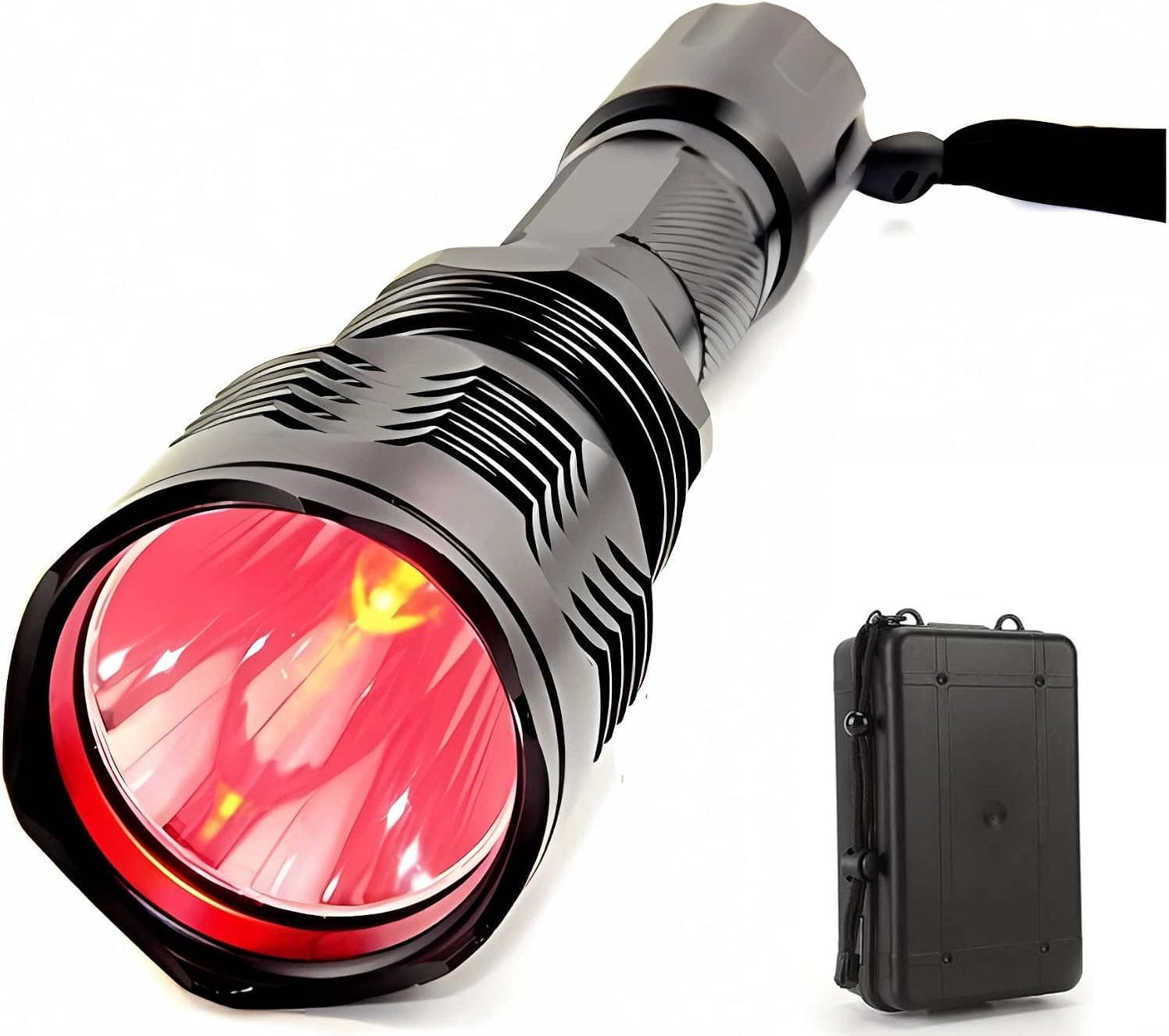 Brightest Waterproof Red Light Flashlight