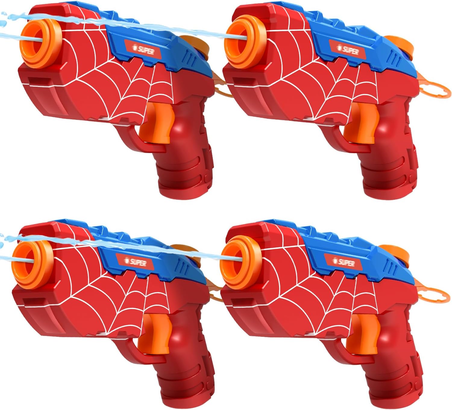 4 Pack Water Guns for Kids
