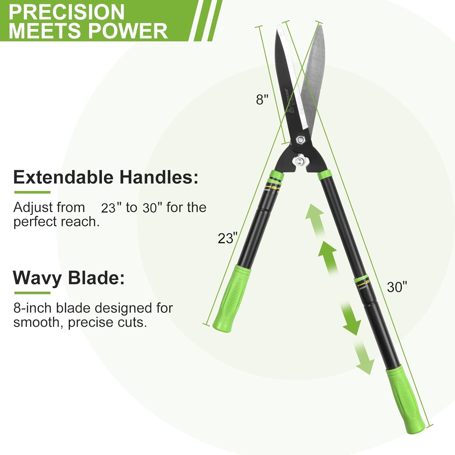  Heavy Duty 23-30 Inch Telescoping with Sharp Carbon Steel Blade