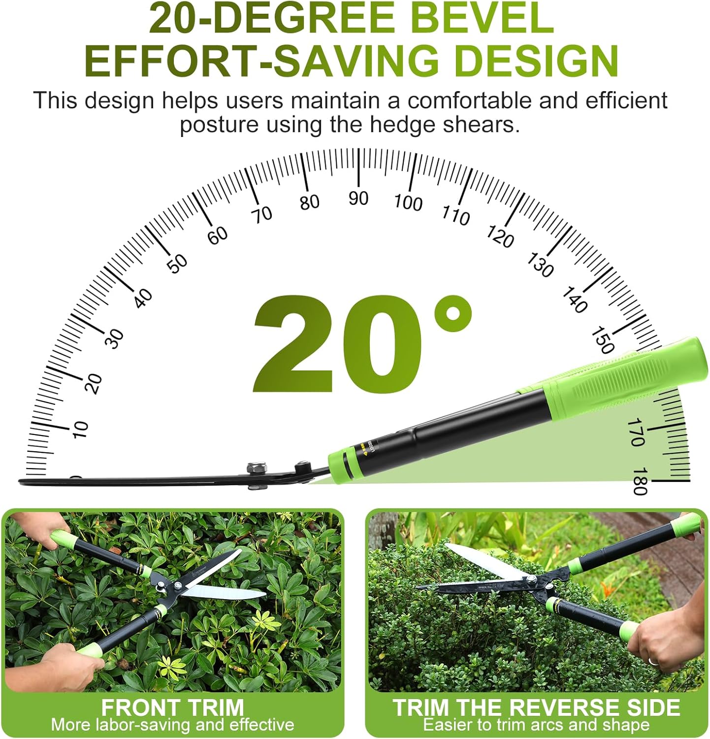  Heavy Duty 23-30 Inch Telescoping with Sharp Carbon Steel Blade