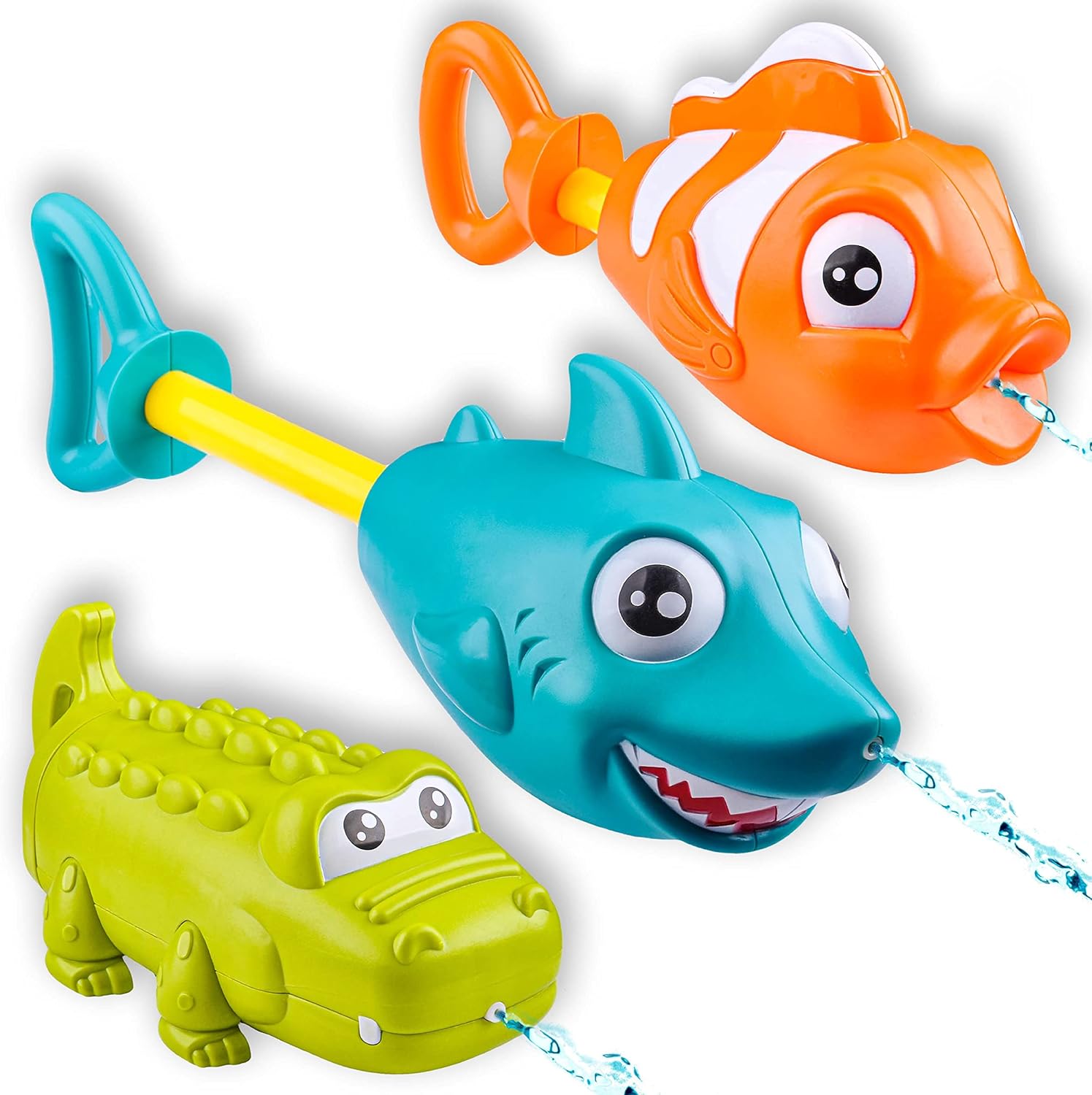 3 Pack Animal Water Guns for Kids