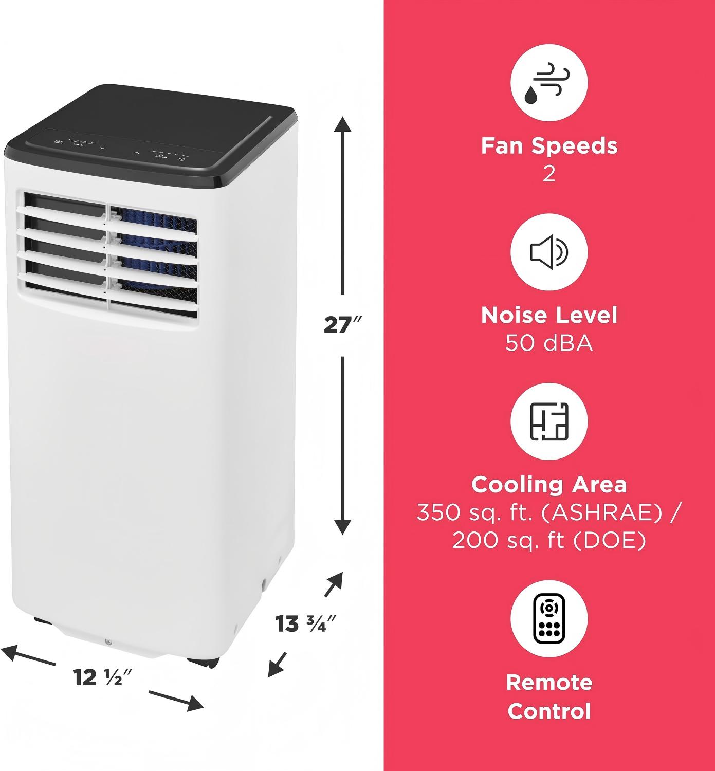 Portable Room Air Conditioner 8,000 BTU (ASHRAE)