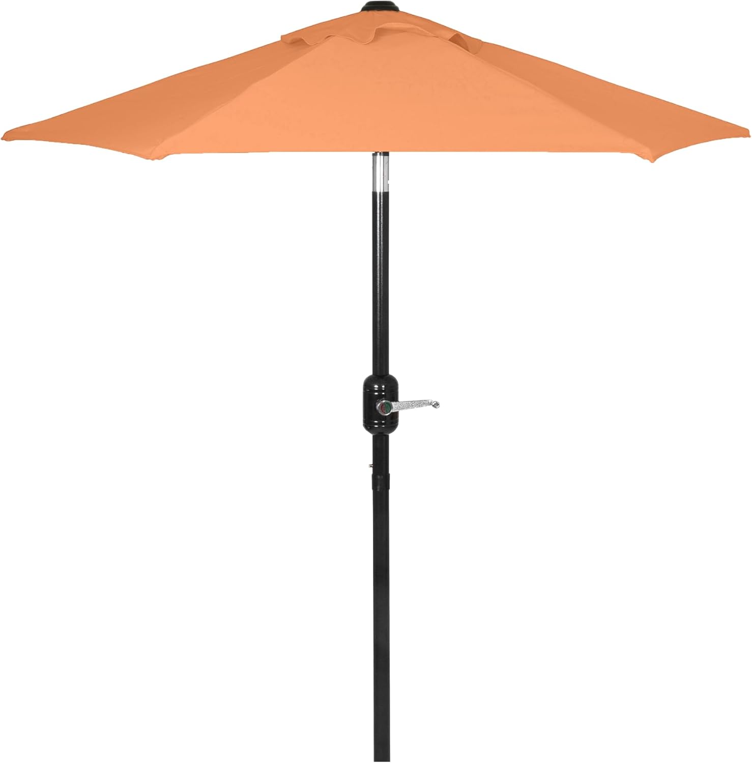 Outdoor Patio Umbrella, Easy Open/Close Crank and Push Button Tilt Adjustment 