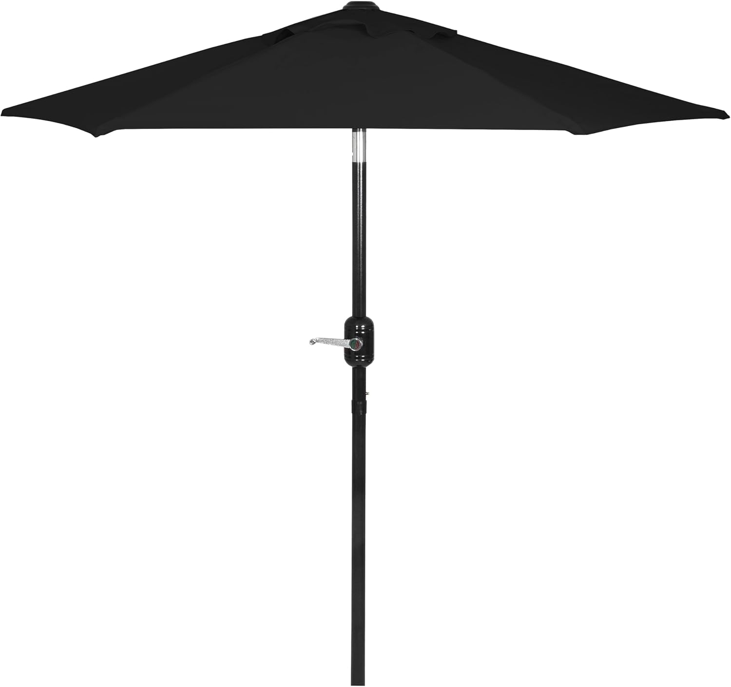 Outdoor Patio Umbrella, Easy Open/Close Crank and Push Button Tilt Adjustment 