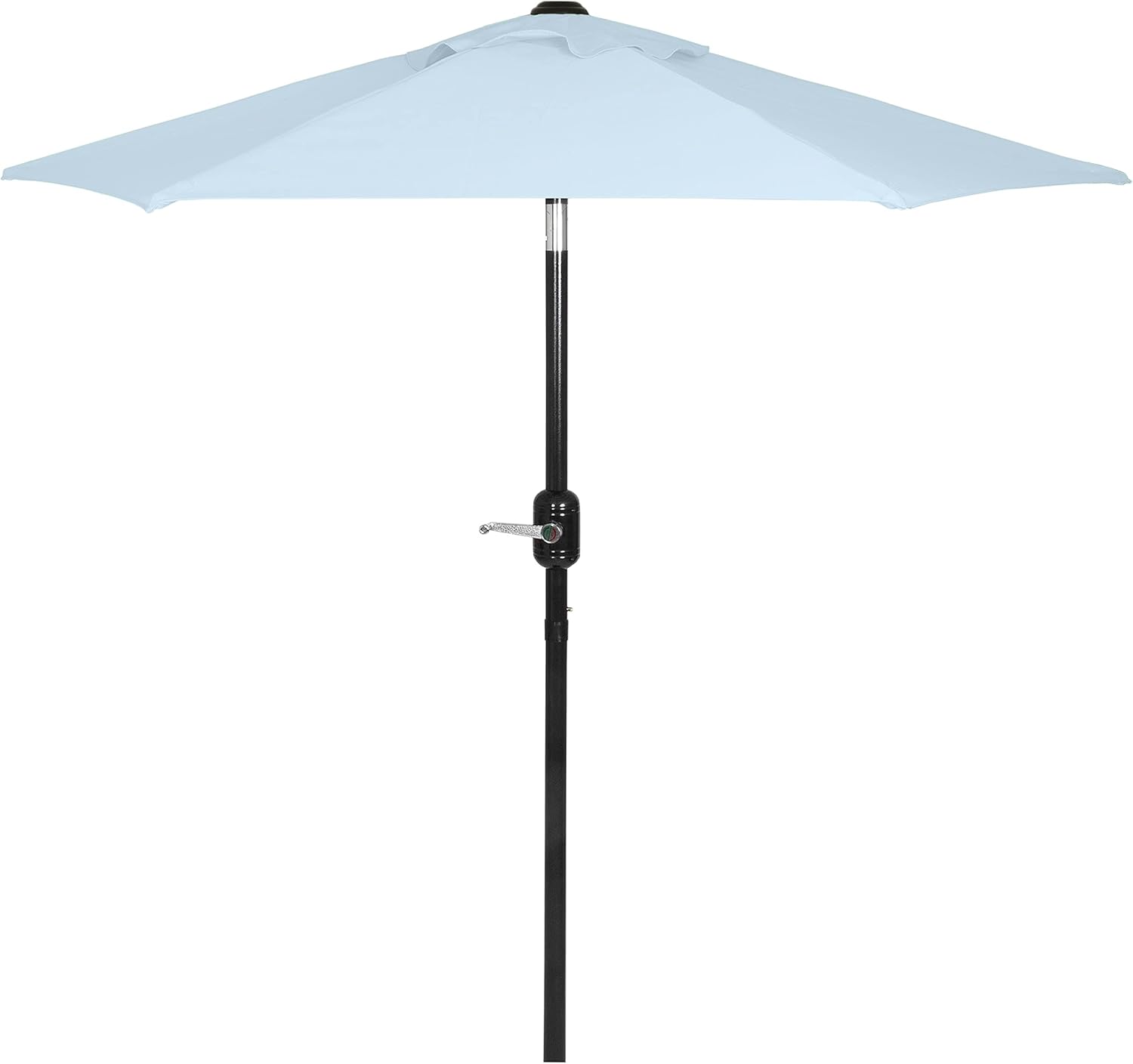 Outdoor Patio Umbrella, Easy Open/Close Crank and Push Button Tilt Adjustment 