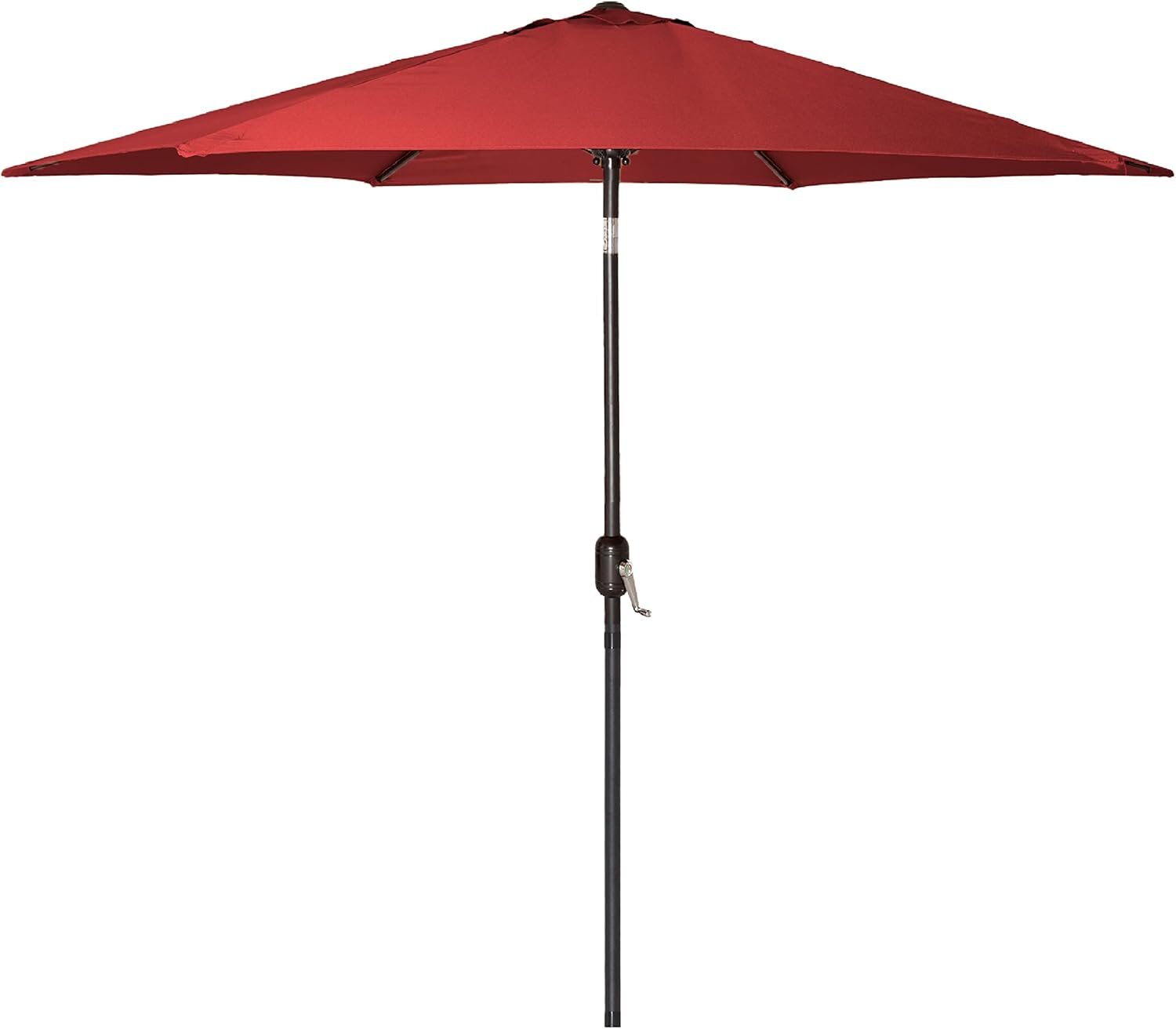 Outdoor Patio Umbrella, Easy Open/Close Crank and Push Button Tilt Adjustment 