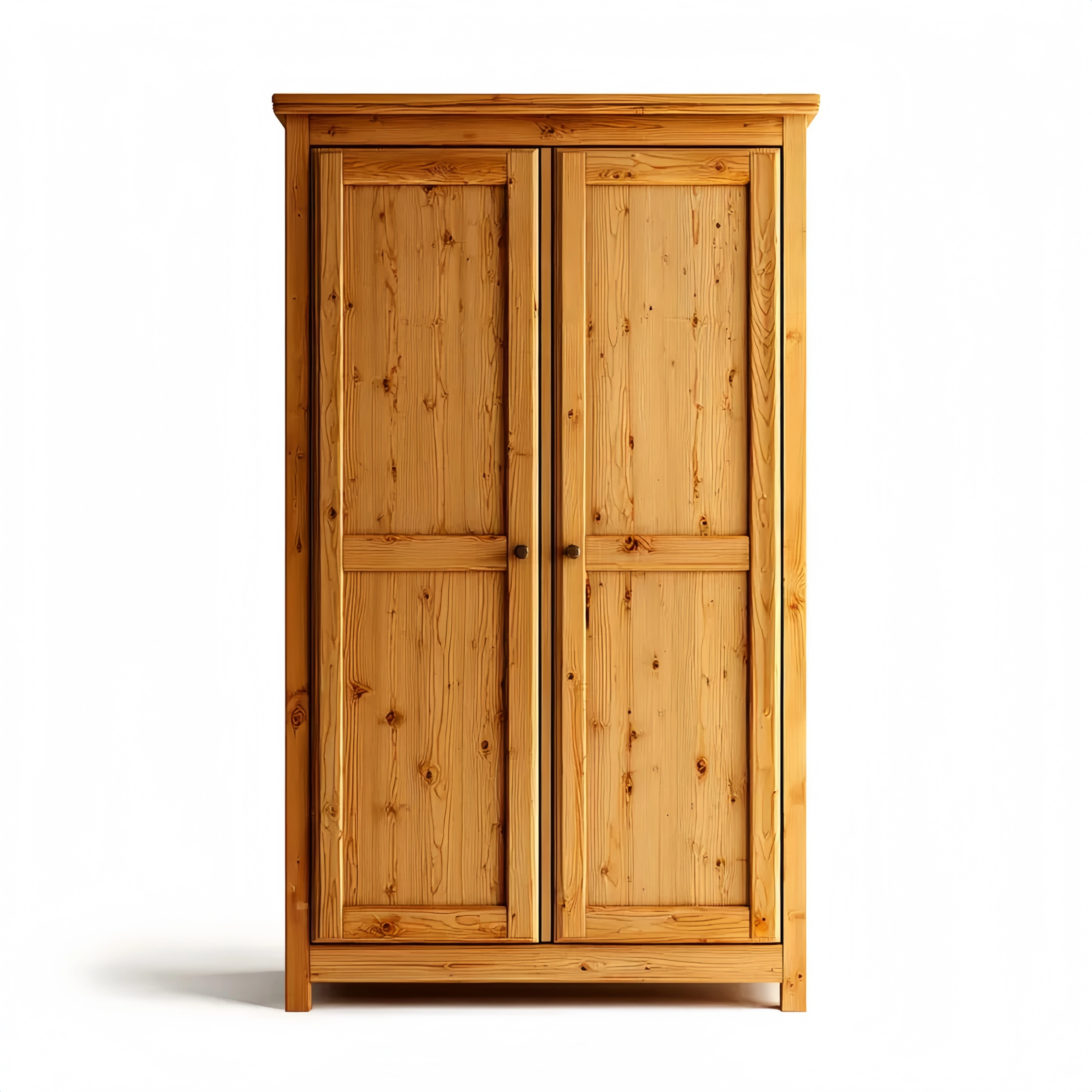 Kleiderschrank Kiefernholz 200x100x60 cm Zweitürig