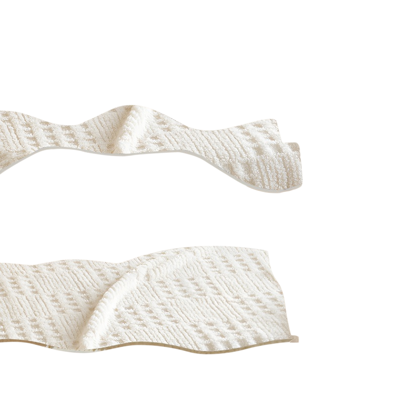 Vastag, meleg, kétoldalas plüss takaró gofrimintás jacquard díszítéssel