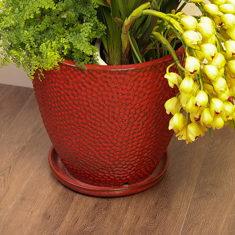 Nagy kerámia virágtartó