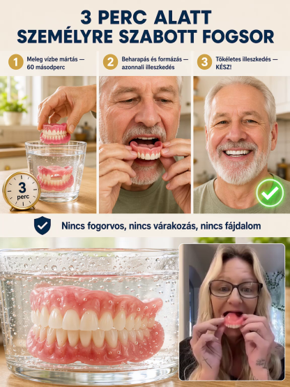 💎【A szájsebészeti klinika első számú eladása】Helyreállító és kiegyenesítő fogszabályzó | Ragasztó Nélküli, 8x Erősebb Tapadás | Tökéletes Mosoly 3 Perc Alatt| Hiányzó Fogak Azonnali Elrejtése | Fájdalommentes Felhelyezés Otthon |  Azonnali Hollywoodi Mo