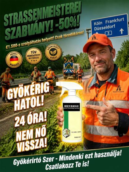 💥-50% Akció💥 【Egy permetezéses sterilizáló, amely gyökerestől távolítja el】Fákhoz, bambuszhoz és fűhöz célzottan | 24 Órás Hatás Bambusz és Makacs Gyomok Ellen | 1 Perc Alatt Áthatol, Nem Szennyezi a Talajt