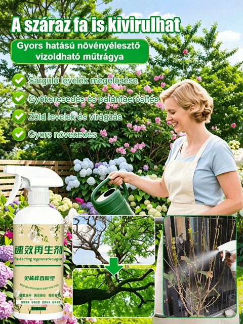 🪴【A száraz fák is kihajthatnak】 Gyors hatású regeneráló virágélesztő vízoldható műtrágya | Fekete foltok ellen · Halott palánták megmentése🌿