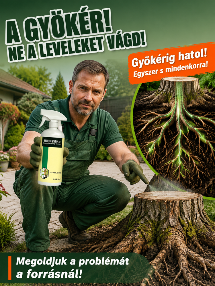 💥-50% Akció💥 【Egy permetezéses sterilizáló, amely gyökerestől távolítja el】Fákhoz, bambuszhoz és fűhöz célzottan | 24 Órás Hatás Bambusz és Makacs Gyomok Ellen | 1 Perc Alatt Áthatol, Nem Szennyezi a Talajt