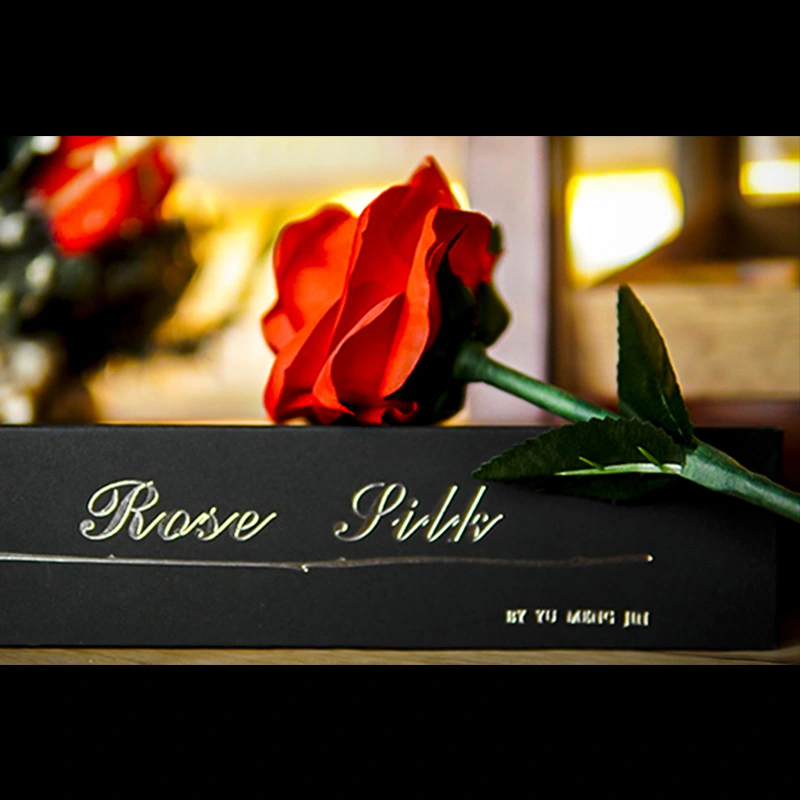 Rose-patterned silk scarf with color-changing effect (upgraded version with dual effects)
