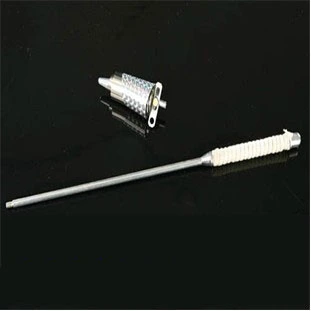 Cotton-wrapped dual-purpose torch that can be transformed into a steel-filled ball-making rod (silver)