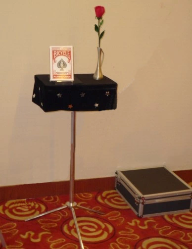 Shooting table + remote-controlled cup-exploding magic table 2-in-1 combination prop