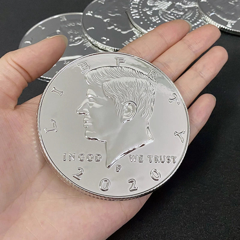 Large US dollar bill (3-inch silver plastic)