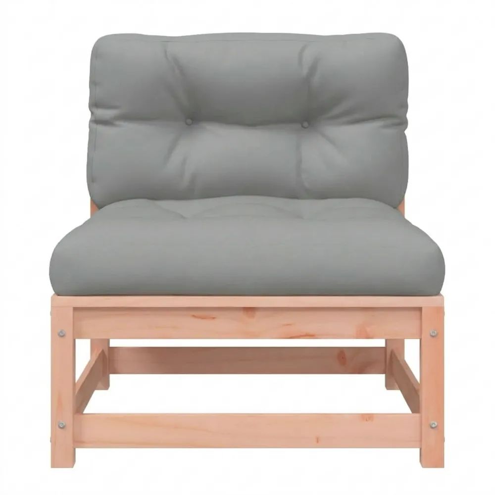 Modulares Gartensofa mit Kissen und Relaxfunktion aus Massivholz