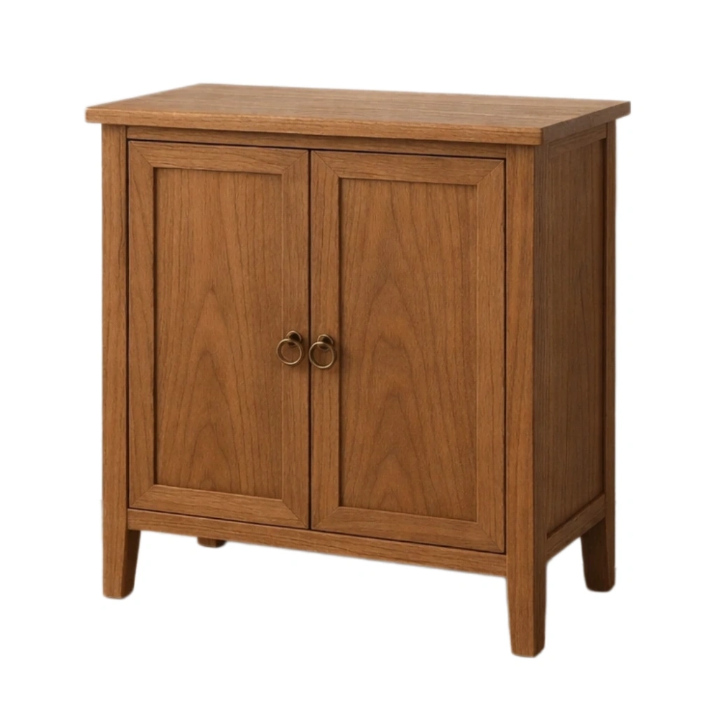 Armario de almacenamiento Madera Marrón con Puertas 80 cm x 60 cm x 40 cm-LIVCRAFTO