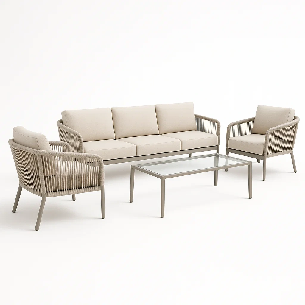 Conjunto de sofá de exterior - homecottony