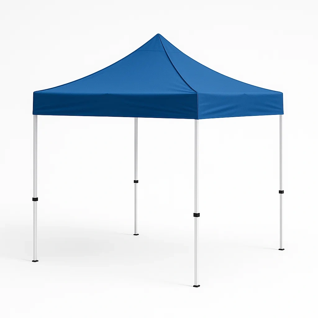 Carpa Plegable de aluminio y tela de poliéster azul-Furnnestle