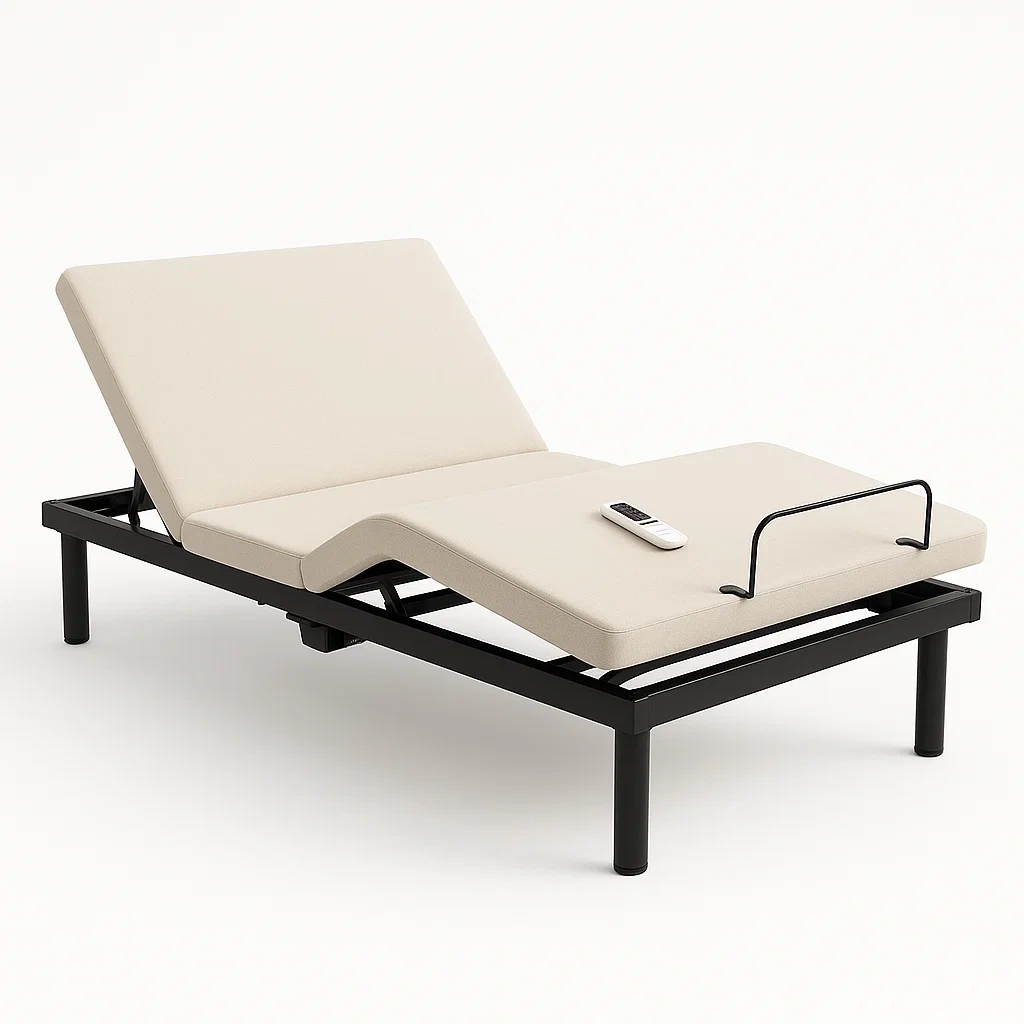 Cama ajustable Estructura de Metal con Control Remoto-Homcrafty