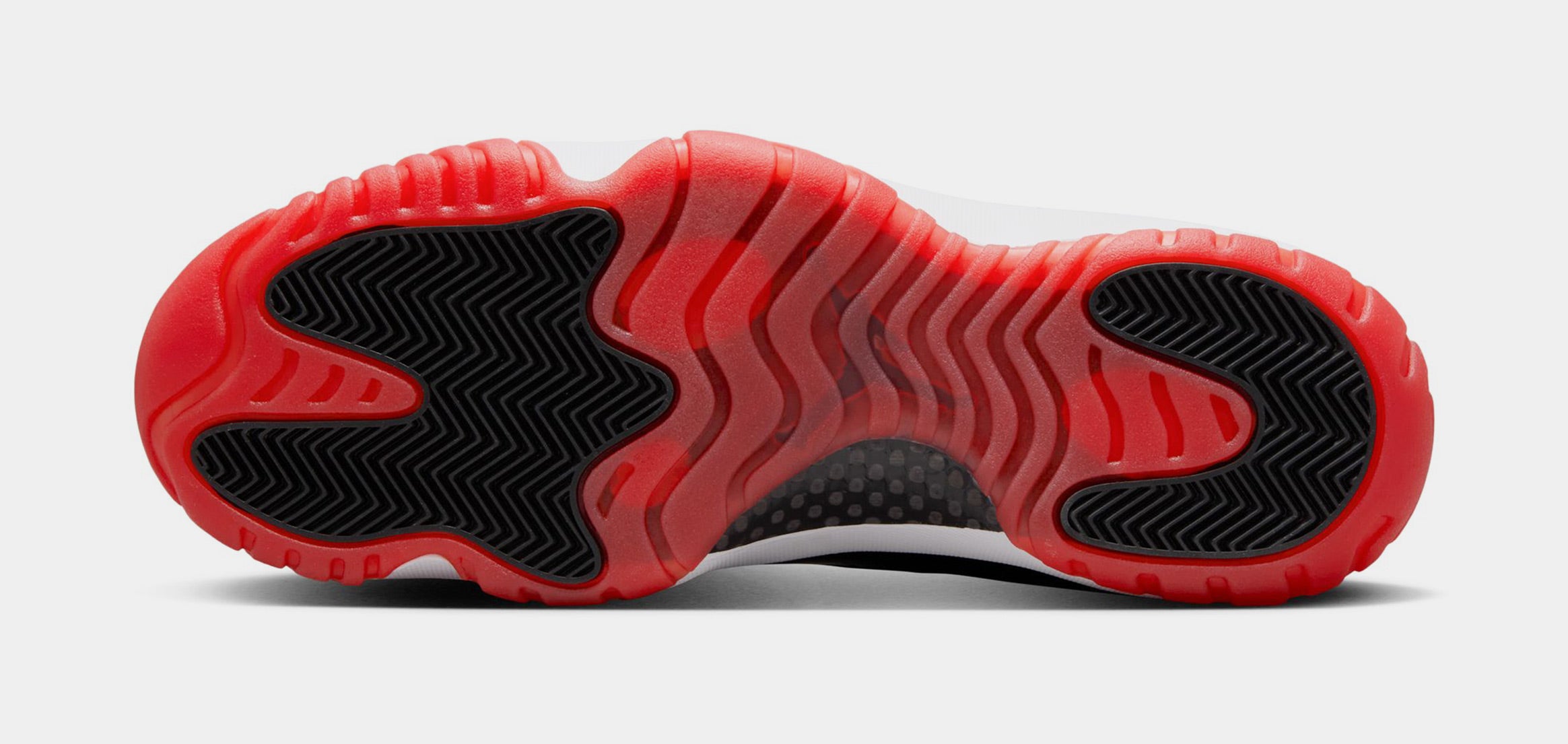 Air Jordan 11 Retro Low Bred Mens Lifestyle Shoes (Black/Varsity Red/White)