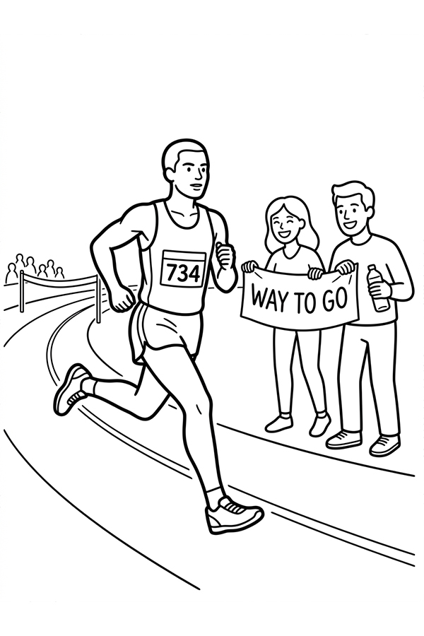 Running race 🏃‍♂️