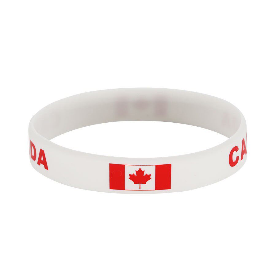 2026 World Cup Silicone Bracelets - USA Canada Mexico Flag Football Wristbands