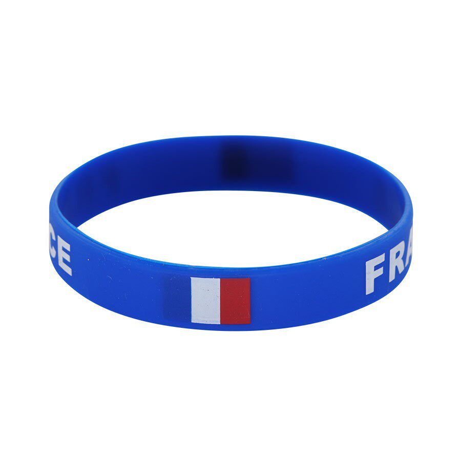 2026 World Cup Silicone Bracelets - USA Canada Mexico Flag Football Wristbands