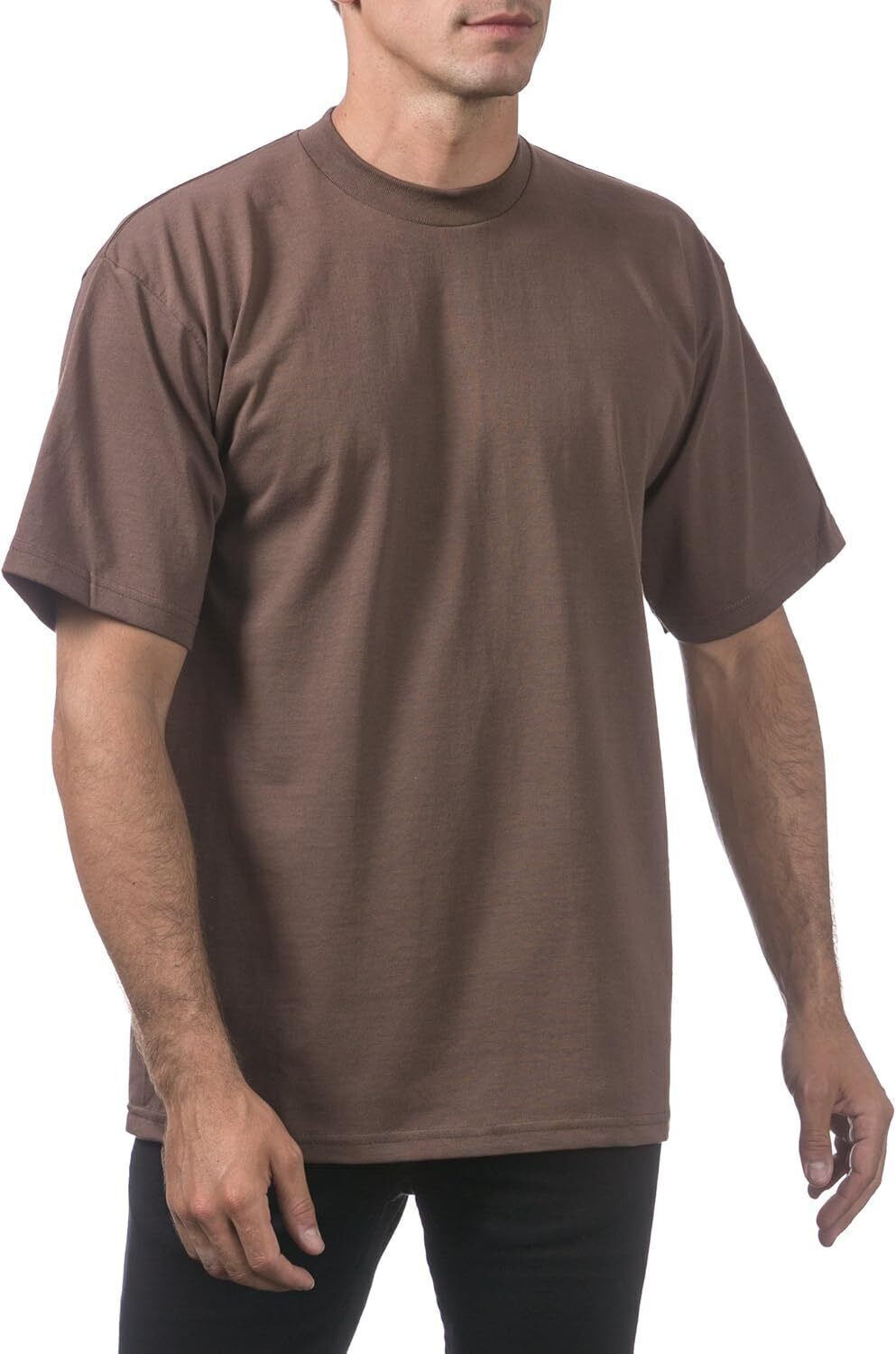☀Men's Heavyweight Cotton Short Sleeve Crew Neck T-Shirt