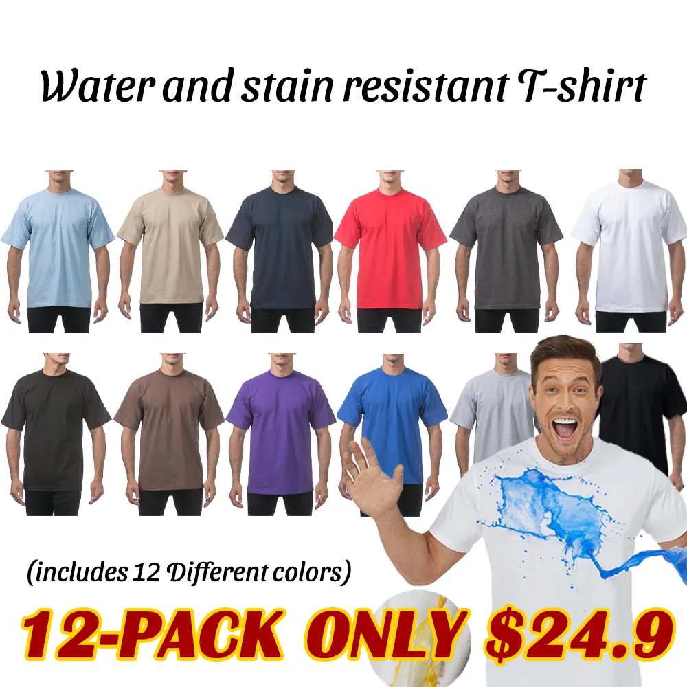 ZZW-Water Repellent and Stain Resistant T-Shirt