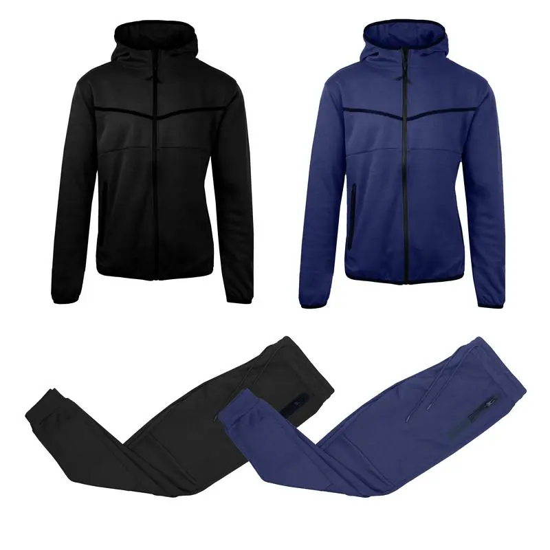 ⚠️Men’s 4-Piece Fleece Zip Hoodie & Jogger Sets